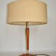 Lampe danoise vintage des années 60 – bois, métal, plastique