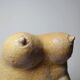 Grande Vénus sculpturale en grès, buste de femme, vintage signé, vintage 90