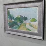 Brita Af Klercker, Swedish painting, 1952, Oil on canvas, Framed