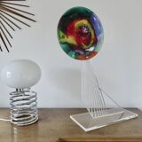 Signed contemporary sculpture, in plexiglass, lucite, 1980s