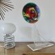 Contemporary sculpture, signed, in plexiglass and lucite, 1980s