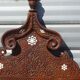 Damascus wood coat rack