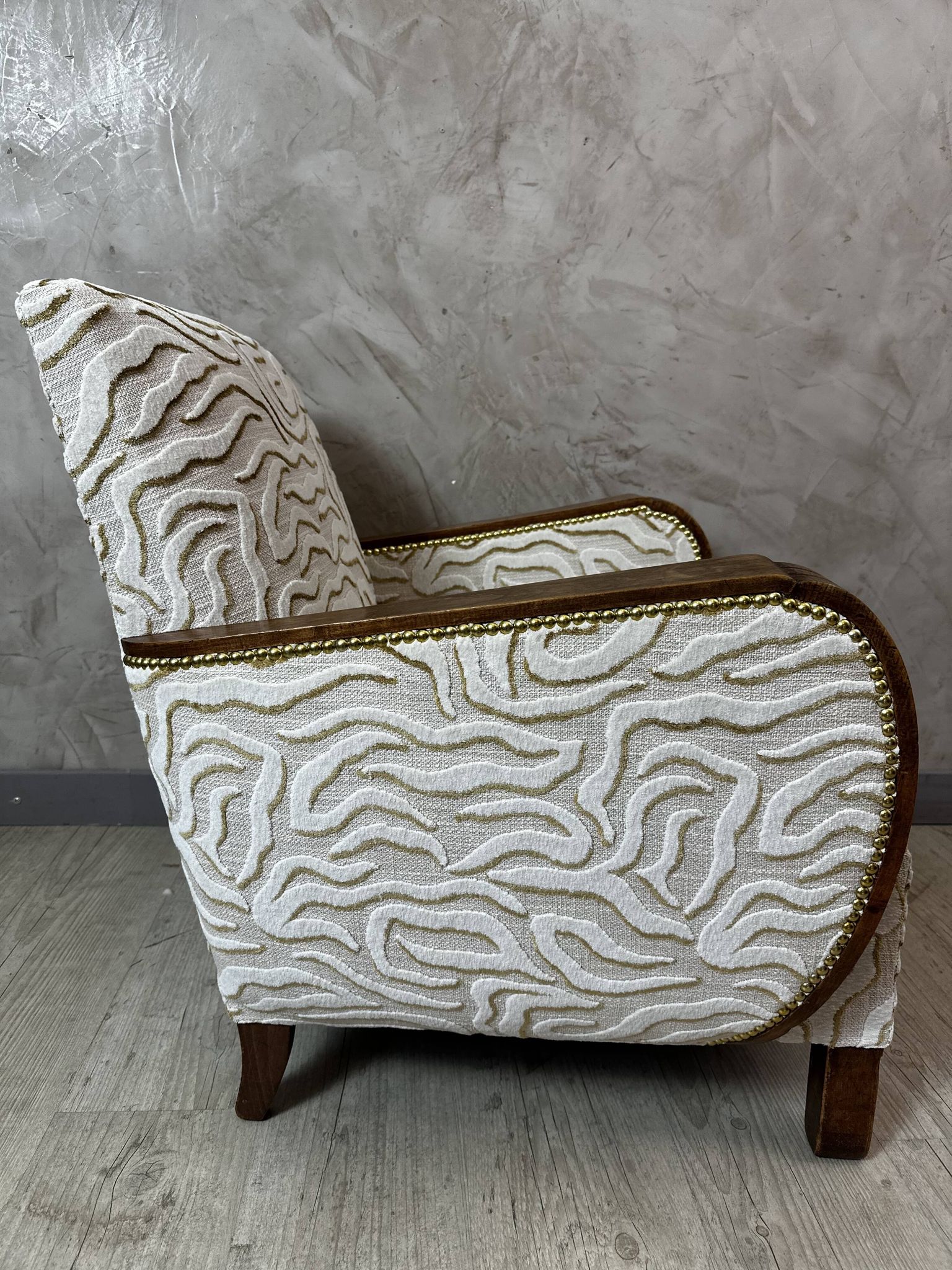 Art Deco armchair restored
