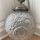 Frosted glass suspension globe Art Deco 1920s/1930s