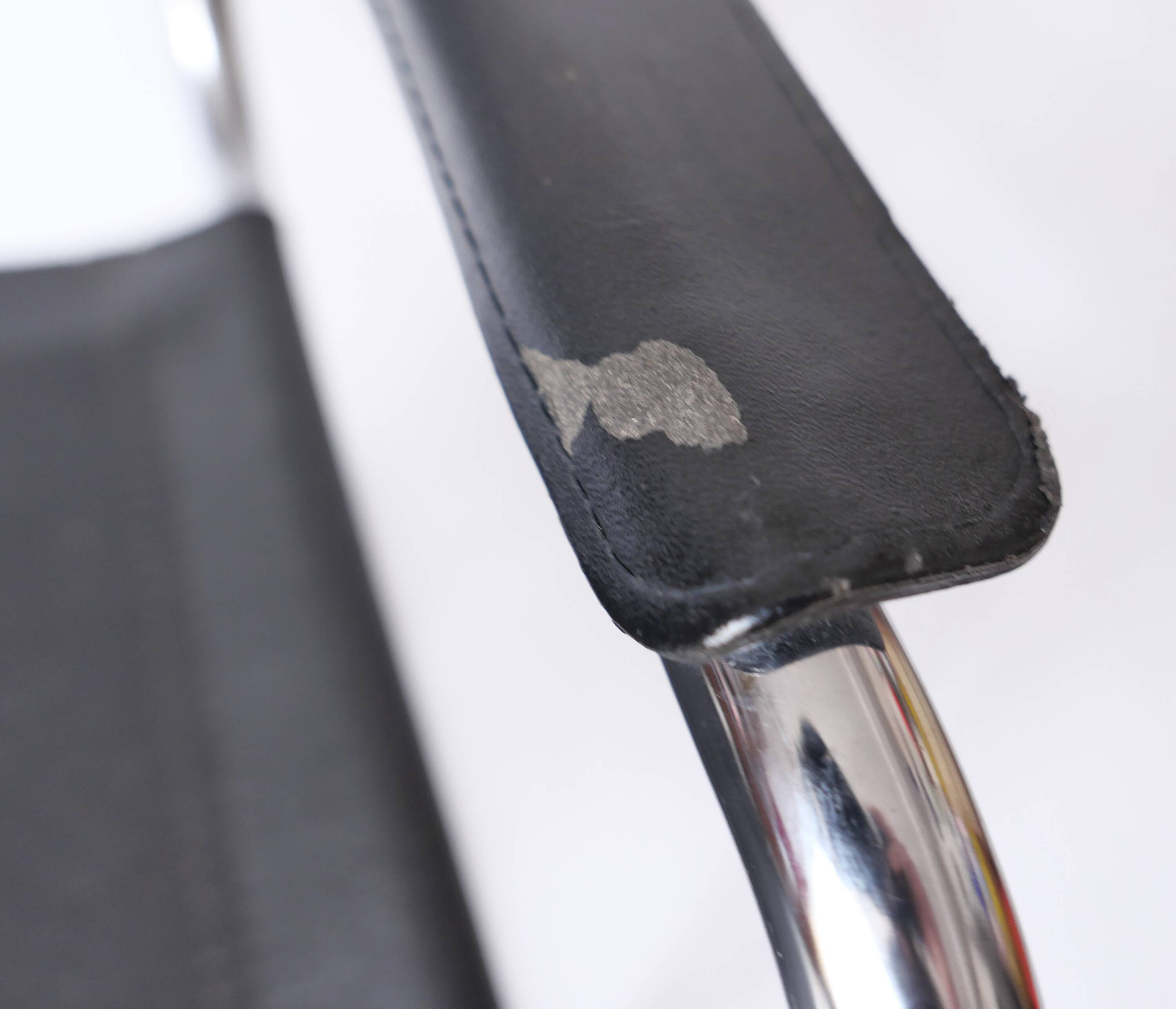 Marcel Breuer 1960 vintage leather armchair chair