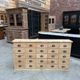 Workshop furniture in beech from the early 20th century.