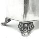 Biedermeier sugar bowl, silver-plated brass, Poland, 1920s