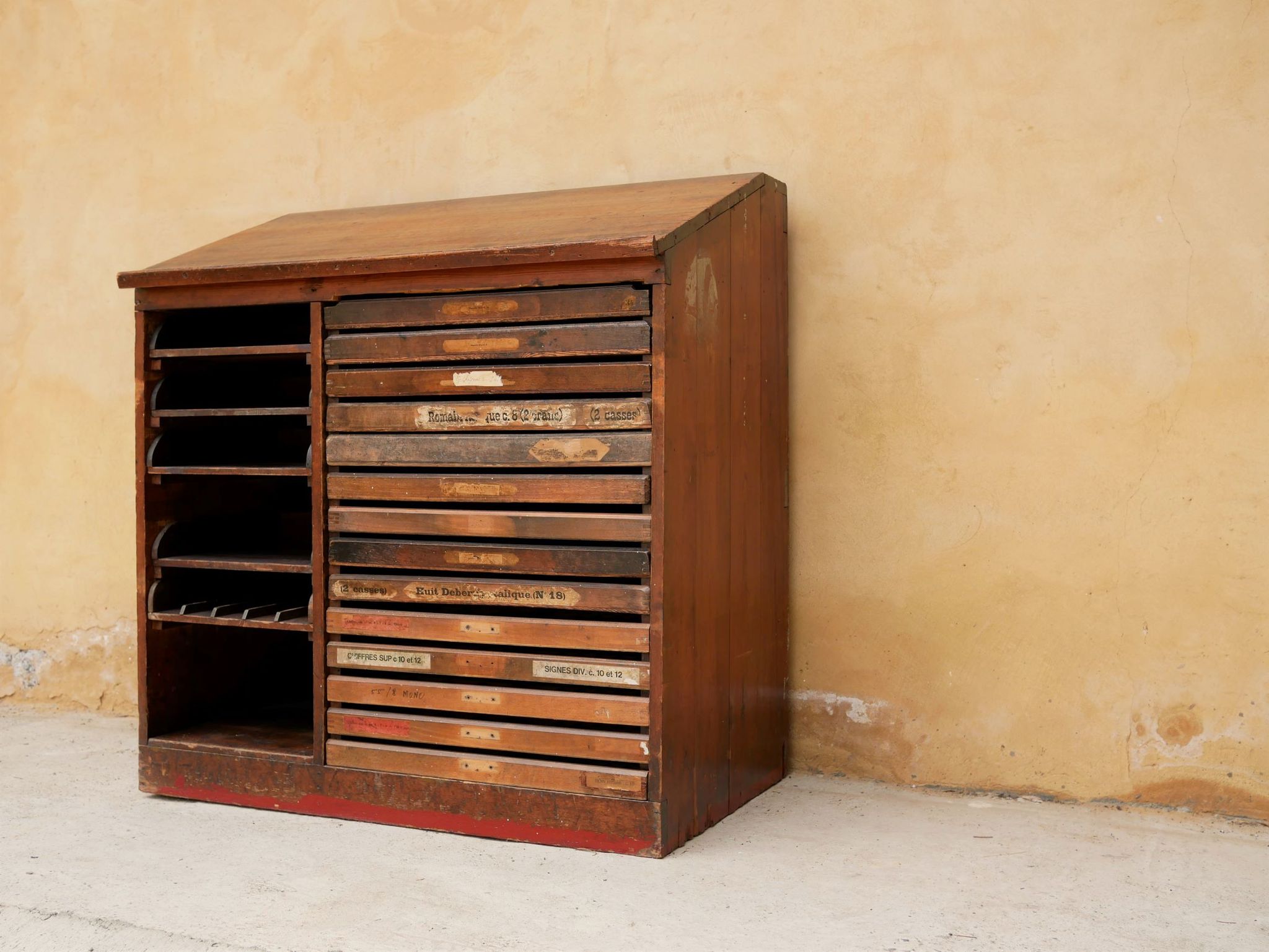 Vintage printing furniture - Craft furniture
