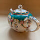 Porcelain teapot Sarreguemines