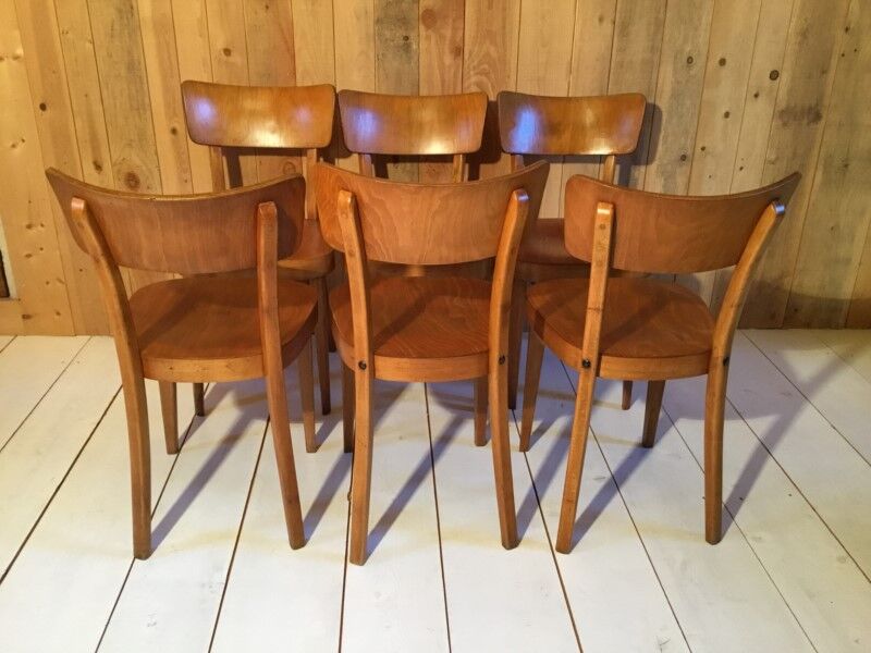 Lot 6 bistro chairs