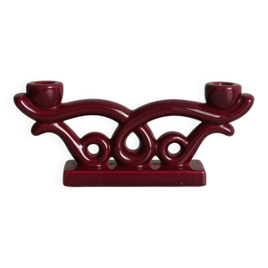 Chandelier vintage en - bordeaux