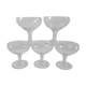 Lot of 5 champagne glasses