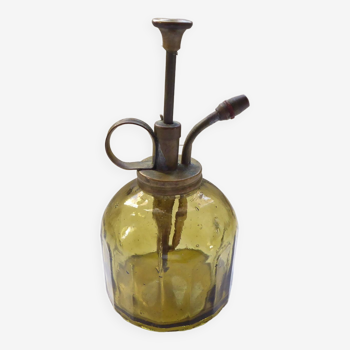 Ancien vaporisateur en verre pour plante