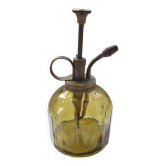Old glass plant spray
