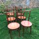 Lot de 6 chaises bistrot vintage