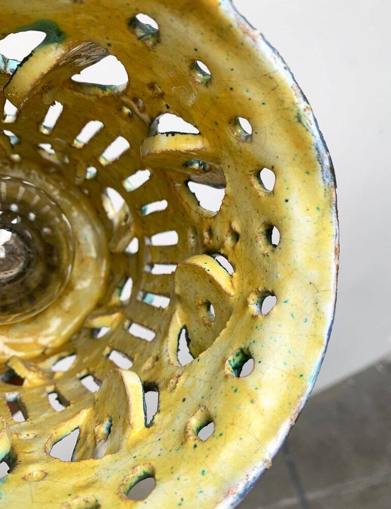 Mid-century ceramic pendant lamp, 1960s