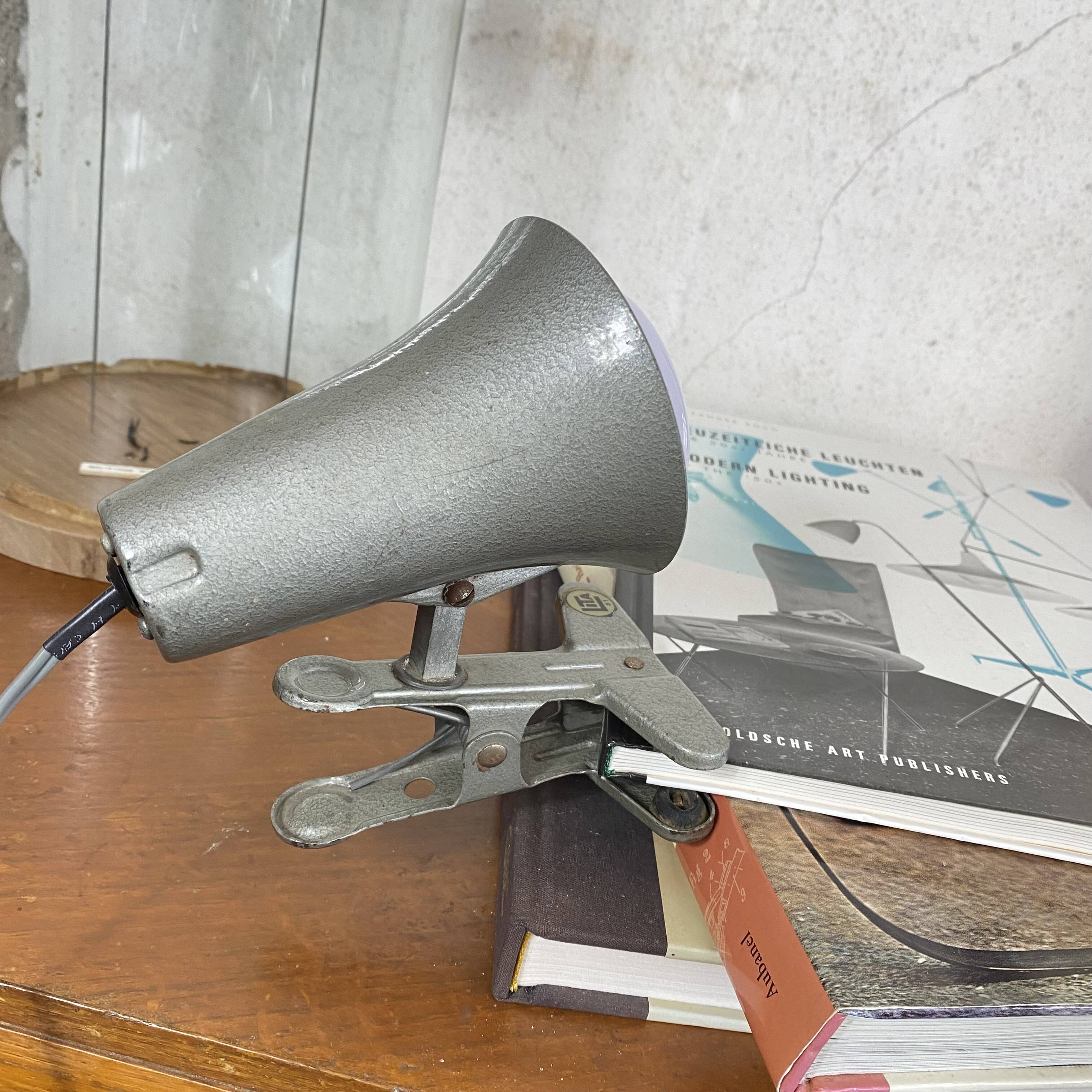 Lita metal clip-on spotlight from the 1970s
