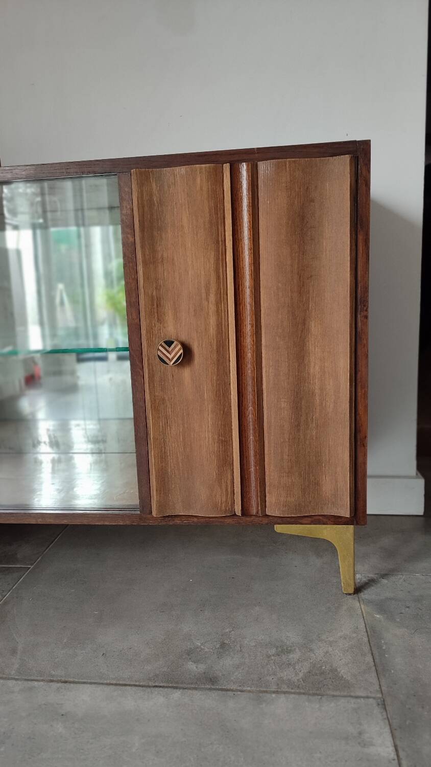 Small solid wood sideboard