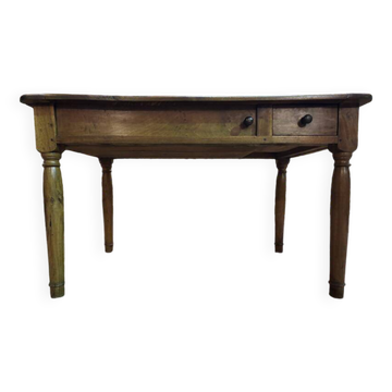 19th century walnut table/desk