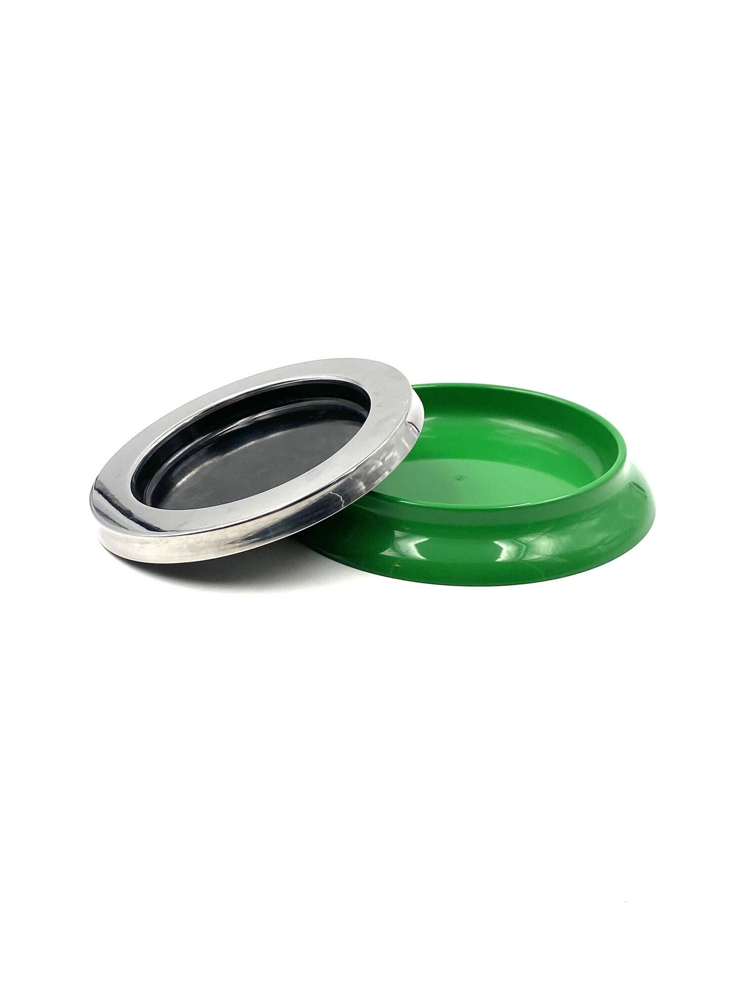 Sergio Asti, mod.4635 green ashtray / catchall, Kartell Italy 1967