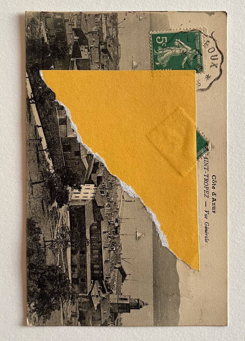 Welcome to St Tropez - Postcard collage