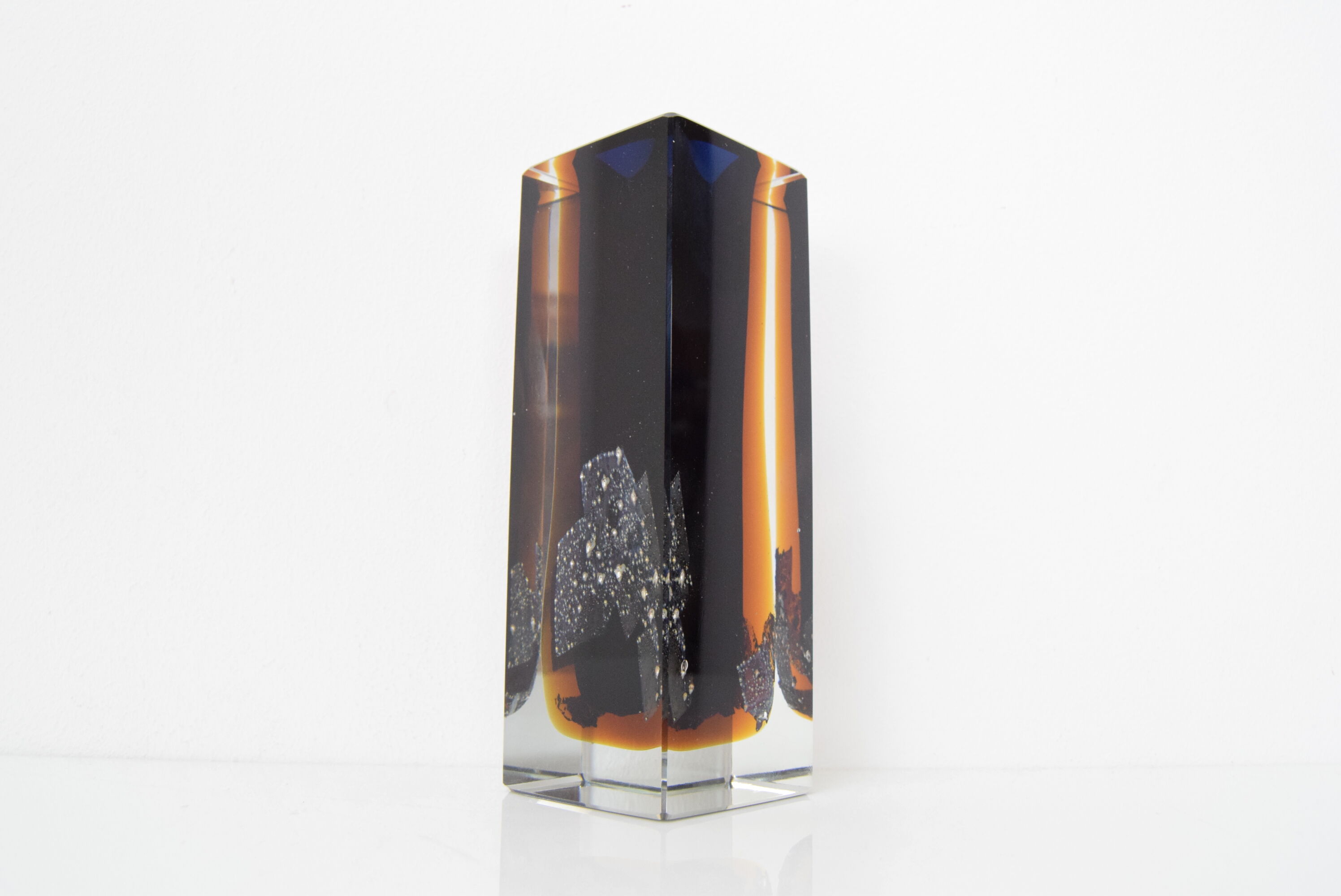 Cut Vase,designed by Pavel Hlava,"Night sky",1950's
