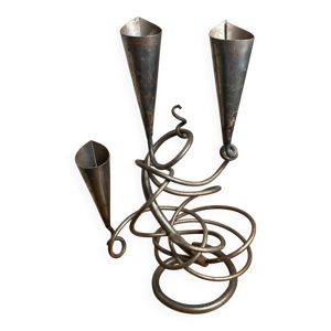 Chandelier en fer à - triple