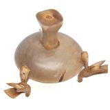 Petite coupe en corne sculptée