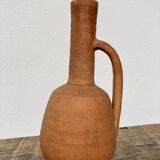 Pottery in terracotta jar in ancient ceramic signed ethnic