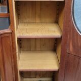 Ecole de Nancy : Grand buffet bibliothèque époque Art Nouveau en acajou