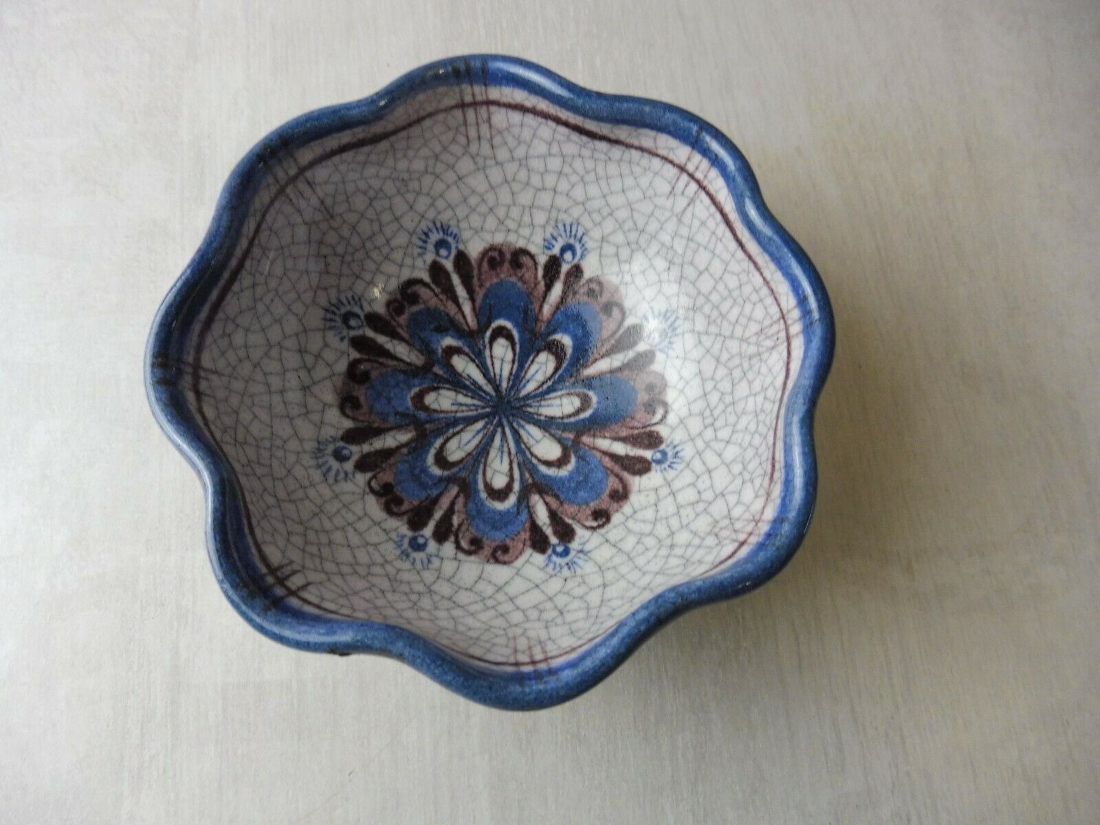 Bowl, ceramic, handmade, from Gmunden