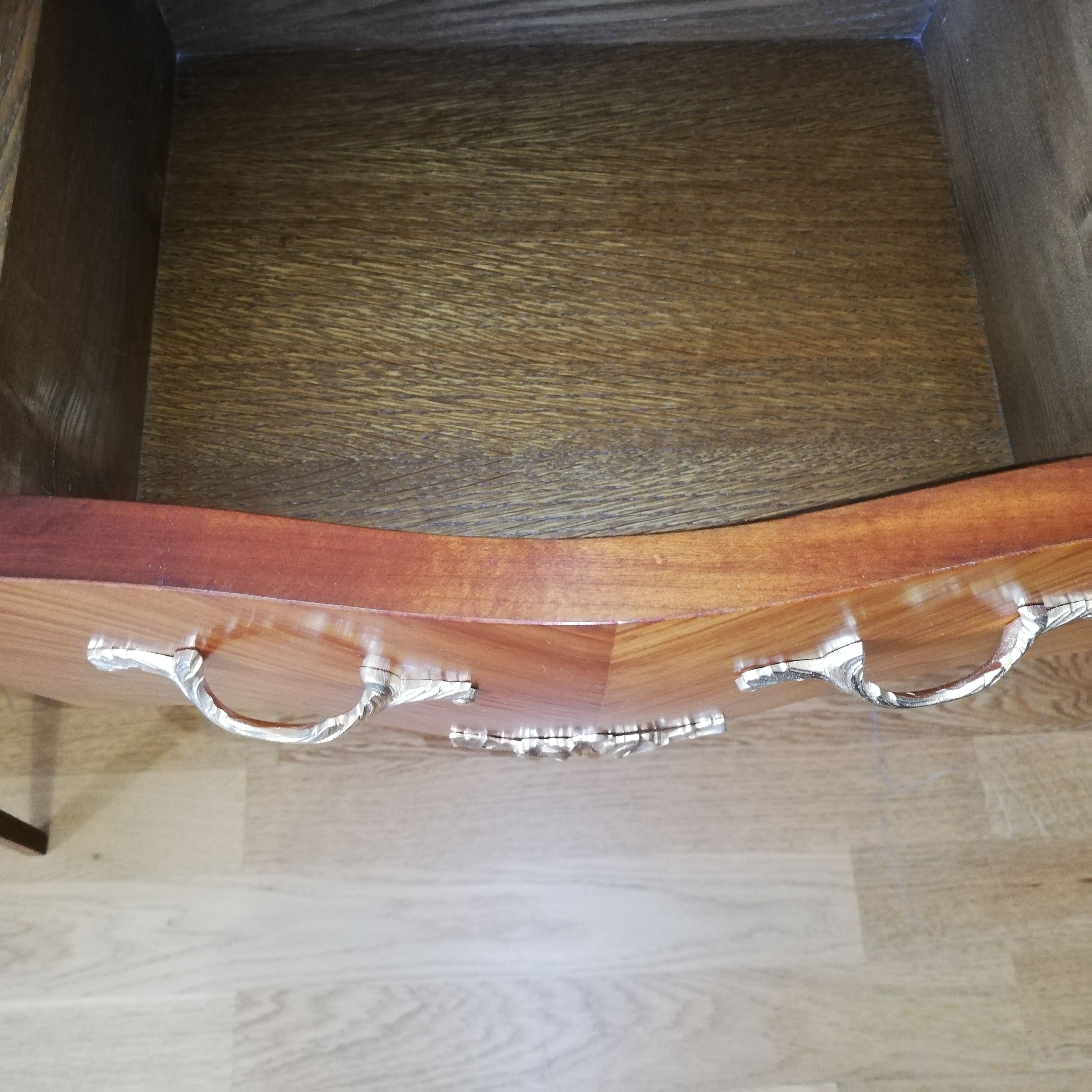 Pair of bedside tables in the form of a Louis XV style tomb