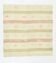 4x4 Cream Pale Red Square Vintage Kilim Rug, 136x142Cm