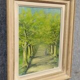 Brémond: oil painting on panel from the first part of the 20th century