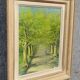 Brémond: oil painting on panel from the first part of the 20th century