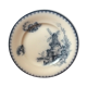 Plate in earthenware Vermont and Blanchet Paris