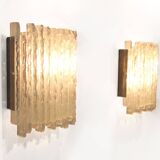 Rare set of two Poliarte Vesta wall lamps by Albano Poli