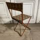 Chaise de camping vintage