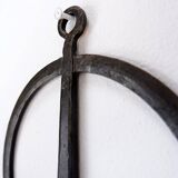 Wrought iron and glass wall candle holder by Bertil Vallien for Boda