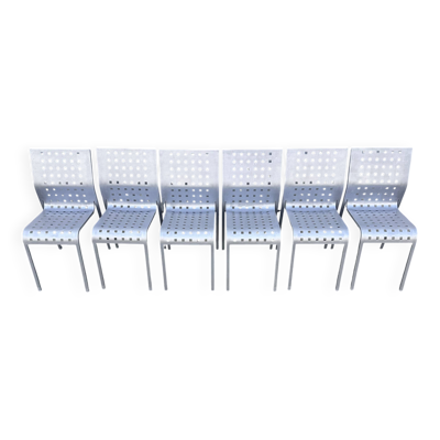 Set de 6 chaises “Mirandolina” – Pietro Arosio pour Zanotta, 1999