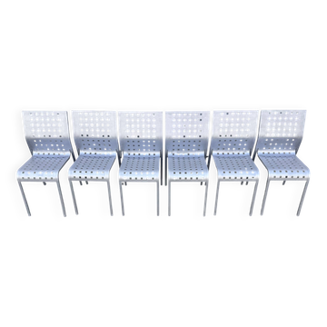 Set of 6 "Mirandolina" chairs – Pietro Arosio for Zanotta, 1999
