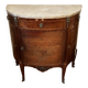Louis XVI Style Half-Moon Chest of Drawers with Marquetry