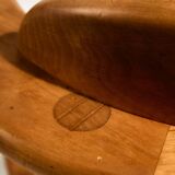 MK10590 Alder wood dining set by Erwin Berghammer for Team 7, Set of 7