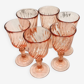 Rosaline Luminarc wine glasses