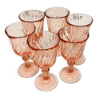 Rosaline Luminarc wine glasses