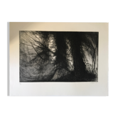 Bazard gilbert (born 1936) untitled, 1975. cutting-edge engraving and aquatint