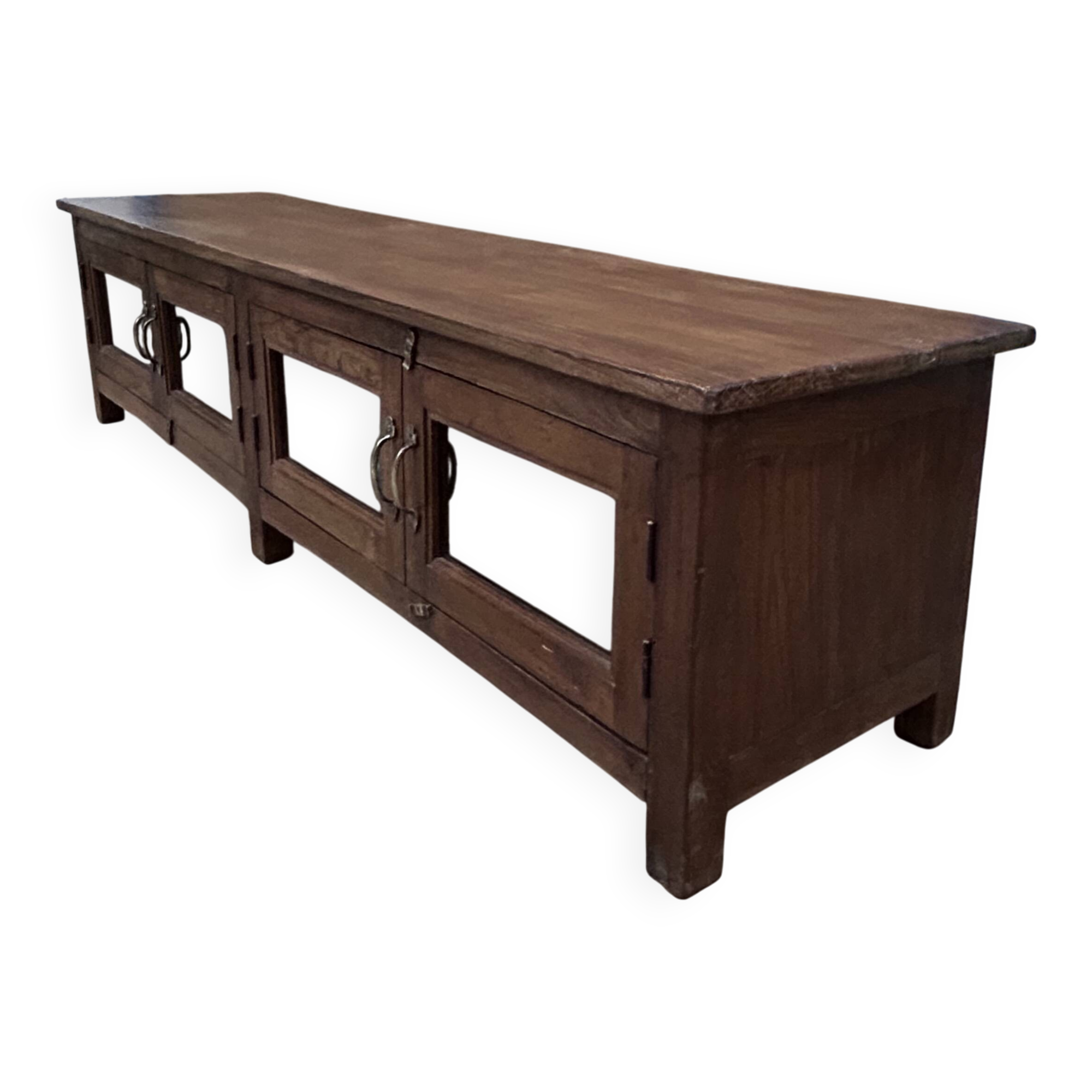 Buffet TV low unit in Burmese teak