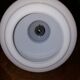 White opaline hanging lamp 70s