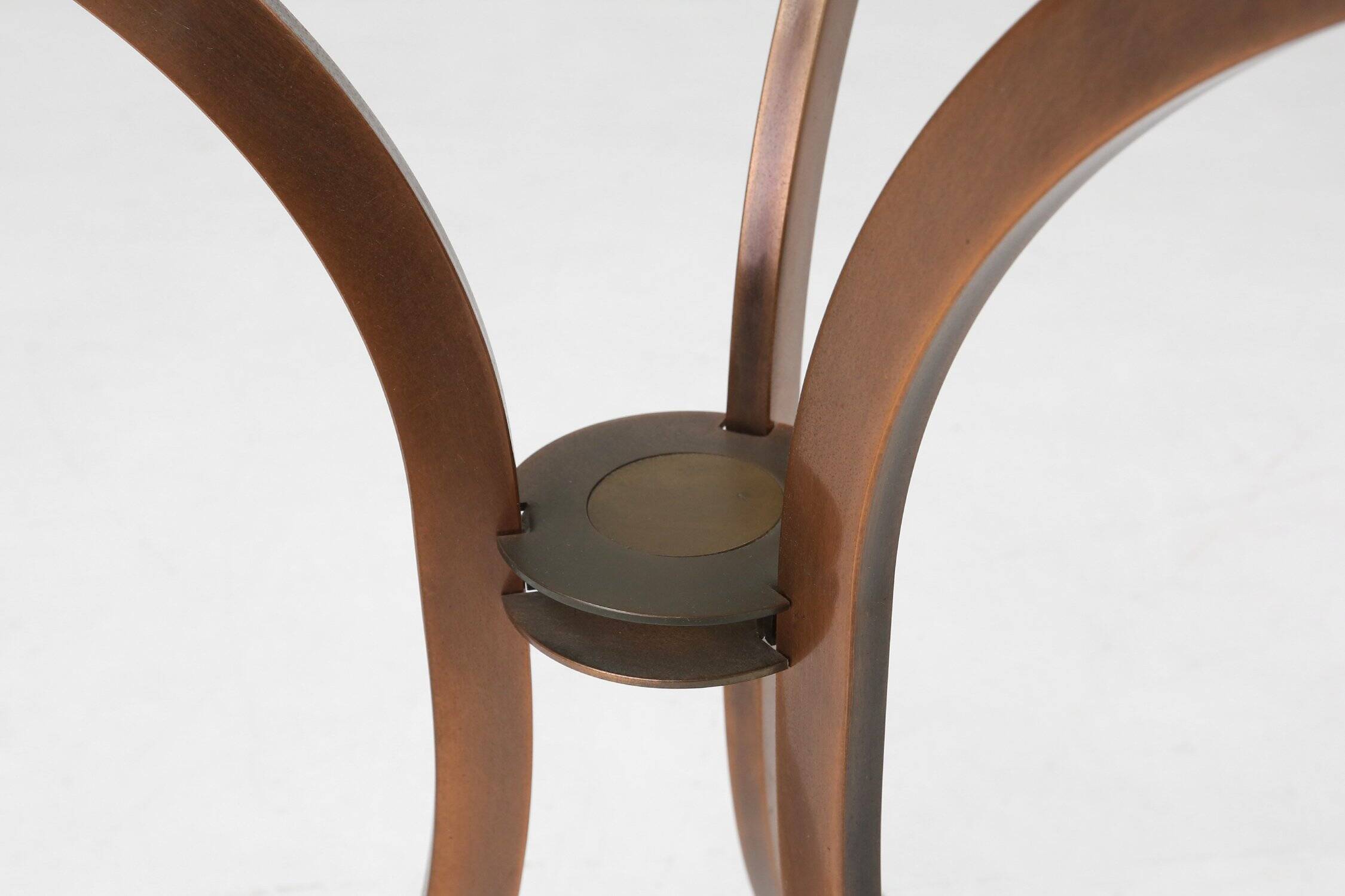 Hollywood Regency Side Table from Belgo Chrom, Belgium, 1980s