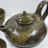 Coffee service with sandstone cup by Delahaye